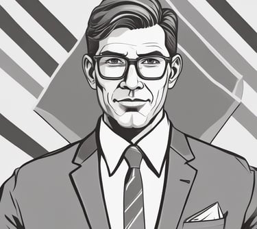 a man in a suit and tie with a tie