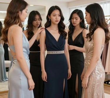 a man riding a skateboard down a street next to tall buildings