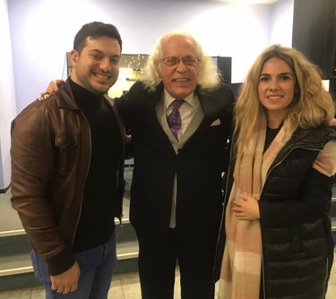 Dimitri Toufexis and his student Stathis Chomatsas