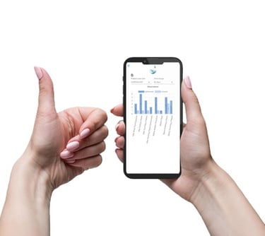 a person holding a phone with a phone in their hands