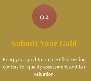 submit your gold for testing