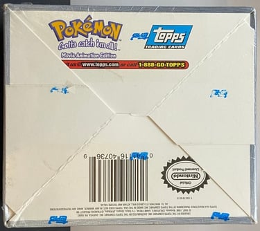 Display Topps Pokémon The first Movie dessous