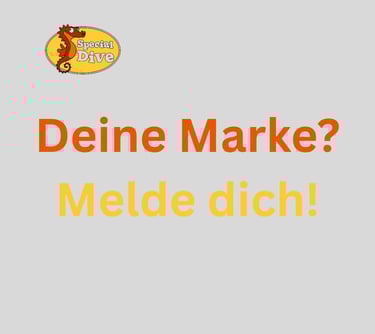 a picture of a dog with a sign that says,'deie marke