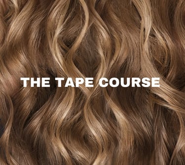 TAPE HAIR EXTENSIONS ONLINE TRAINING COURSE