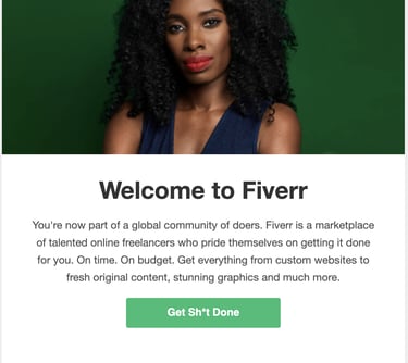 Welcome email series template