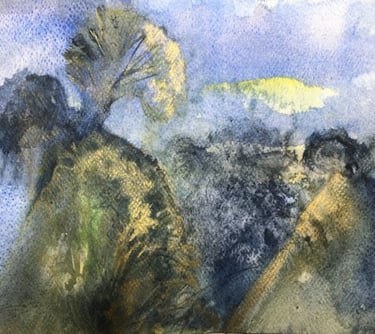 Watercolour: Dixter study