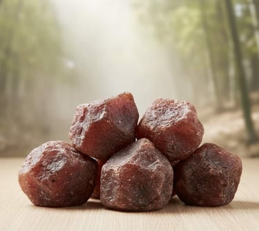 “Close-up of Bamboo Salt 3x texture”