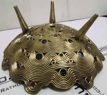 "Vintage brass fruit holder for kitchen or decor,Fit for export"