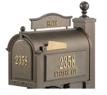 bronze Whitehall Balmoral mailbox