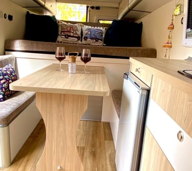 Mesa plegable camper van 