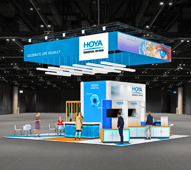 Exhibit booth graphics