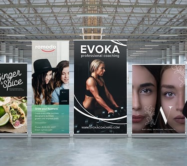 Rollup banners for events