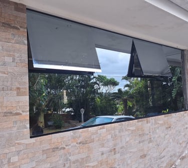 Frameless window repair in Athlone Park, Durban