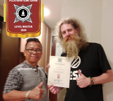 KJM with his master KiBayuSejati