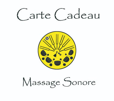 Mes cartes cadeau massage sonore à offrir