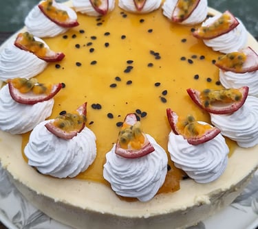 Peach Genadilla Eggnog Cake Doughnut bar swakopmund