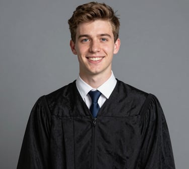 young man in college