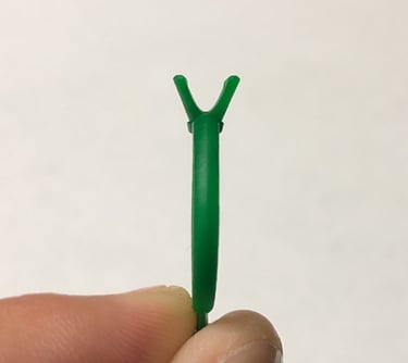 Vista Lateral Impresion 3D Anillo de Compromiso Solitario