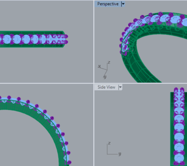 Modelado 3D de Churumbela con Diamantes