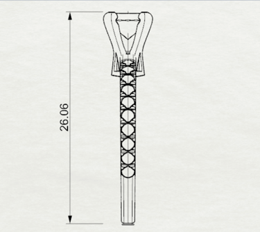 Vista Lateral Sketch Dibujado Anillo de Compromiso con Diamantes Laterales