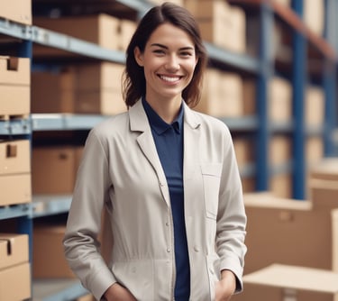 woman smiling wearing denim jacket