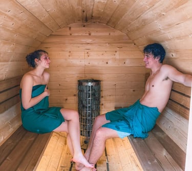 Privátní finská sauna pro dva v Praze