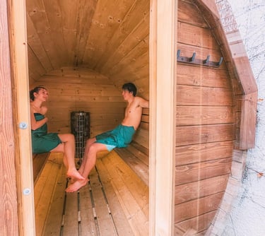 Soukromá sauna pro páry a menší skupiny