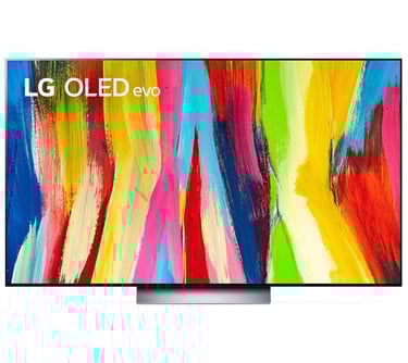 LG OLED evo C2 Series 4K Smart TV featuring deep blacks, infinite contrast and premium design for an