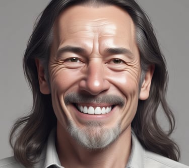 woman smiling wearing denim jacket