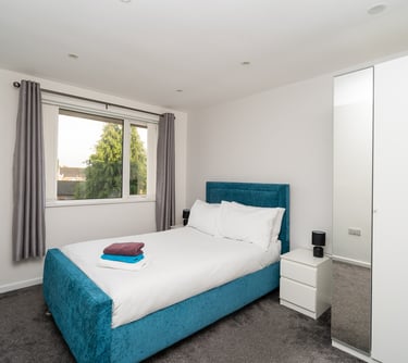 bedroom with wardrobe