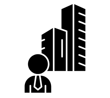 icono persona en empresa