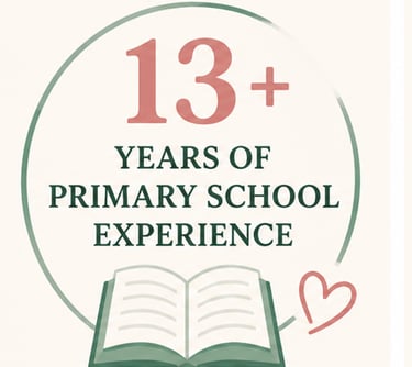 13+ years of primary school experience