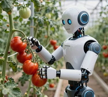 Agente de IA siendo agricultor