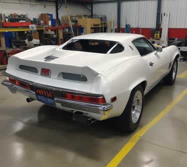 Bespoke composite work on vehicle