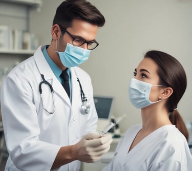 man standing near white wall