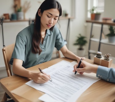 woman wearing black scoop-neck long-sleeved shirt