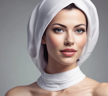 woman in black blazer with brown hair