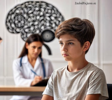 Un paciente está recibiendo sesión de psicología con su psicóloga