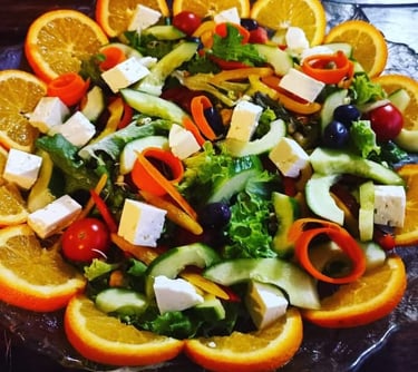 Delicious mixed salad