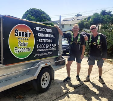 Steel and Shane from Sunair Solar