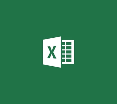 Microsoft Excel icon: essential spreadsheet tool for data cleaning, analysis, and reporting