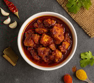 Beautiful and finger licking tasty homemade tenali chicken pickle