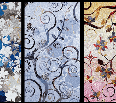 Glass Mosaic Mural , Custom Mosaic Mural