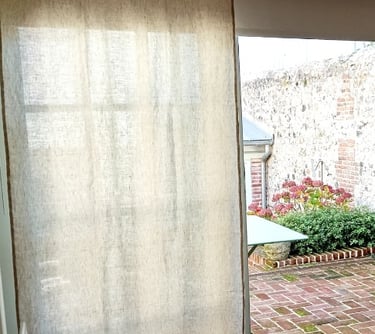 Photo de rideaux en lin