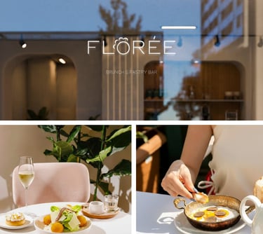 Floree Concept Dubai brunch and pastry bar with elegant dishes and modern dinning experience