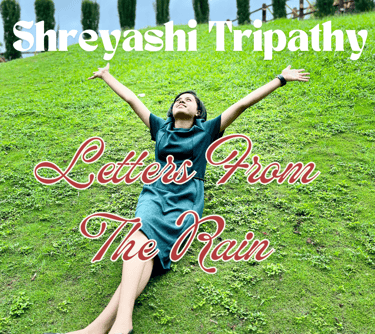 Shreyashi Tripathy, Indian pianist and composer, featured on the emotional and poetic album cover 'Letters from the Rain'