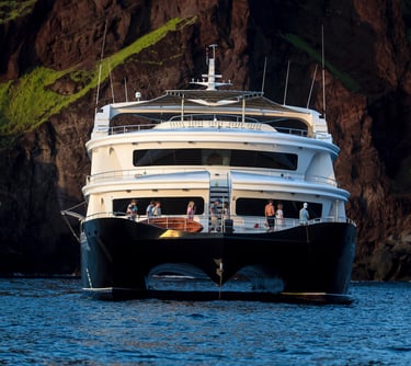 Luxury private yacht experience in the Galapagos Islands