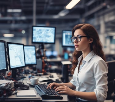 woman wearing black scoop-neck long-sleeved shirt