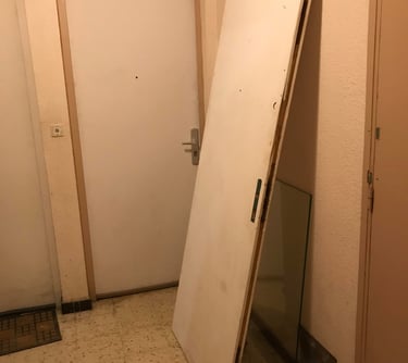 changement de porte dans une résidence à Montpellier