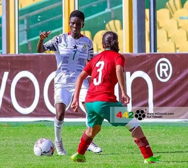 A post from Comfort Owusu, a football player for Hasaacas Ladies and Ghana national team(black princ